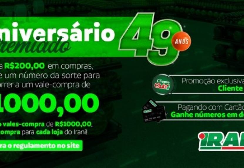 Aniversário Premiado Irani