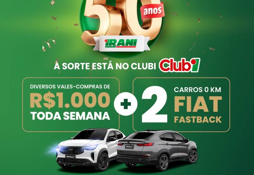 Irani chega aos 50 anos com a maior promoção da história da rede