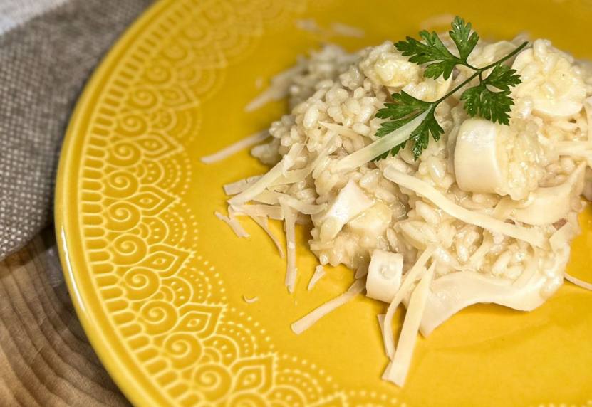 Risoto de palmito