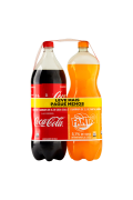 Refrig Coca 2l + Fanta Laranja 2l Mais Por Menos