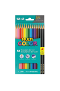 Ecolapis Cor F.Castell 12 Multicolor +2gratis 11.1200n+2