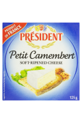 Queijo Camembert President 125g Petit