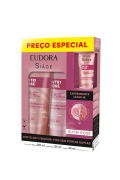 Kit Eudora Siage Sh + Cond + Leave In 30ml Nutri Rose
