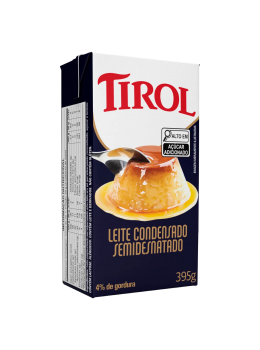 Leite Cond. Tirol 395g Semidesnatado