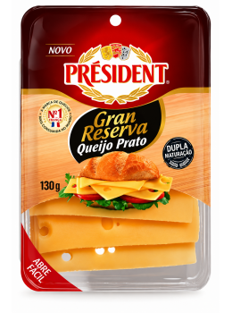 Queijo Prato President 130g Gran Reserva