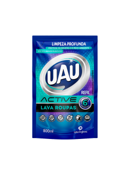 Lava Roupas Liq Uau 800ml Sachet Active