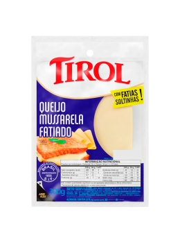 Queijo Mussarela Tirol 300g Fatiada