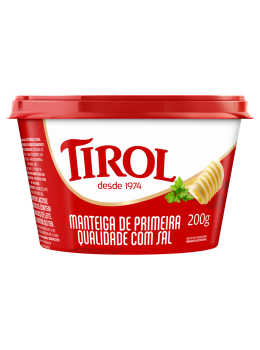Manteiga Extra Tirol 200g C/Sal