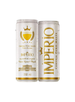 Cerv Imperio Puro Malte 350ml Lata Unidade