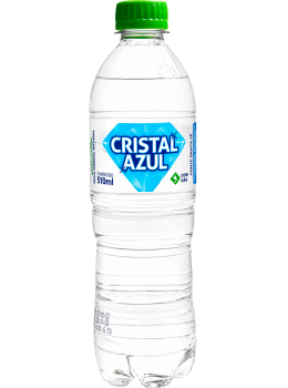 Agua Miner Cristal Azul 510ml Com Gas