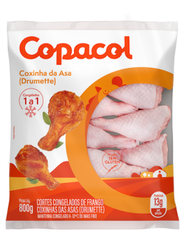 Coxinha Asa Fgo Copacol 800g Pct/Cong Iqf