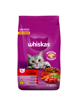 Racao Whiskas Adulto 900g Carne