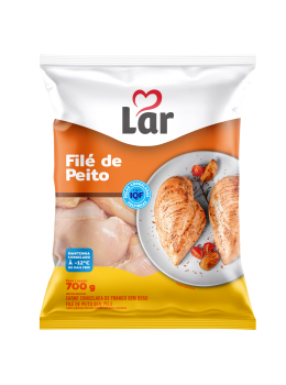 File Peito Frango Lar 700g Pct/Cong Iqf