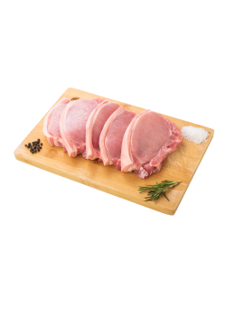 Bisteca Suina C/Pele Resf Kg Resfriada
