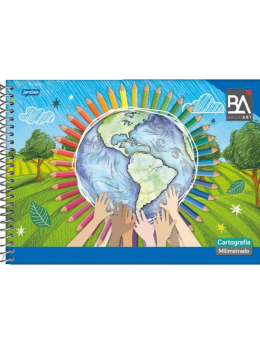 Cad Jandaia Esp C/D Cart Mil Basic Art 96 Folhas