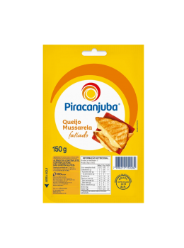 Queijo Mussarela Piracanjuba 150g Fatiada